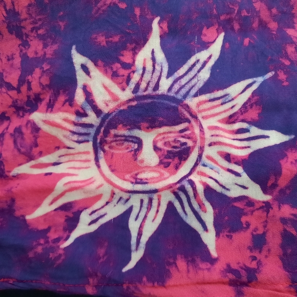 Tie Dye Dominican Republic Sarong Wrap - Picture 8 of 9
